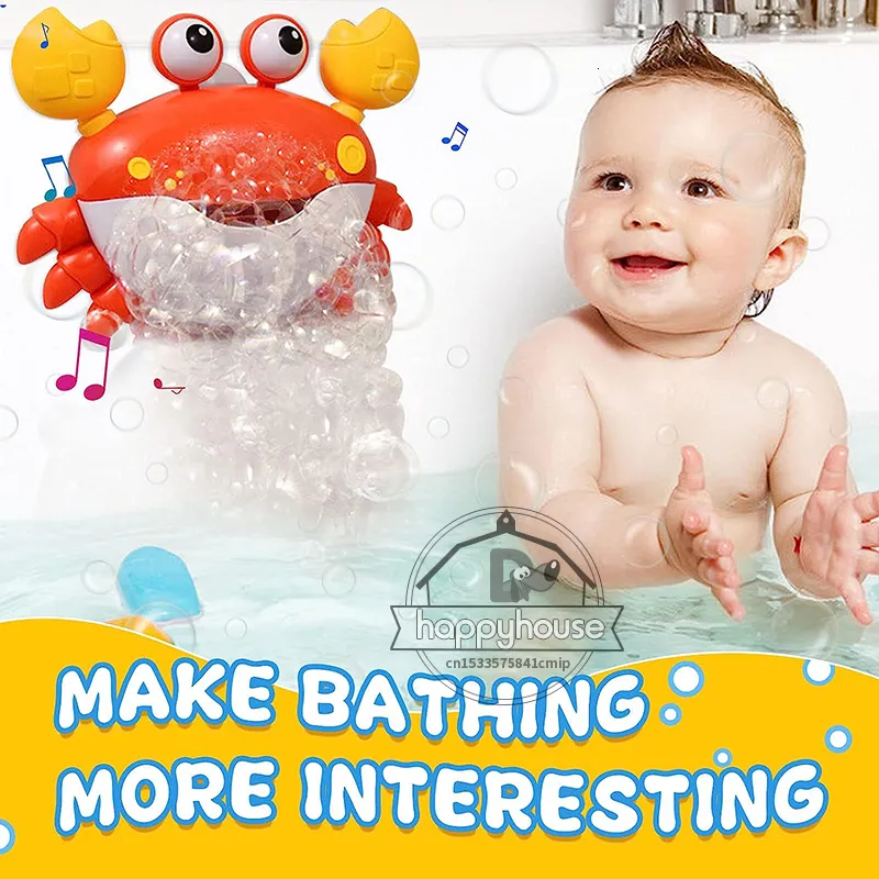 Fun Crab Frog Bubble Bath Toys For Kids Automatic Soap Maker Music Bathtime Machine From Tuo08 9.94 DHgate.Com