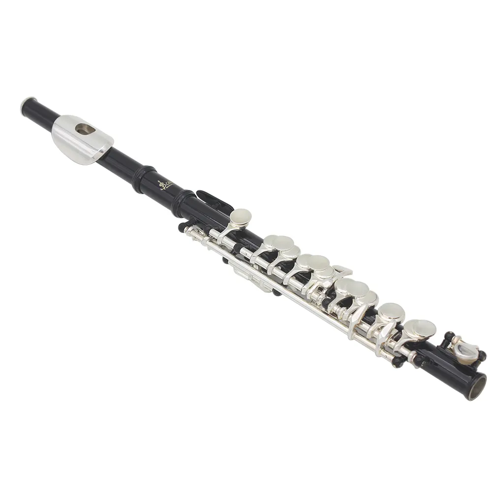 Ключ для флейты C половинного размера, посеребрённый ключ, никелированная латунь, пикколо, с мягким футляром