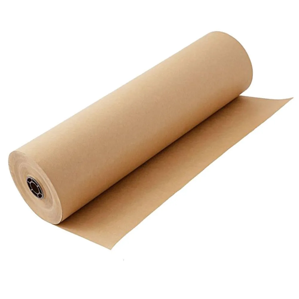 Verpakkingspapier 30 meter bruin kraftpapier inpakpapierrol voor bruiloft verjaardagsfeestje cadeaupapier pakket verse bloemen kunst ambachtelijke materialen 230925