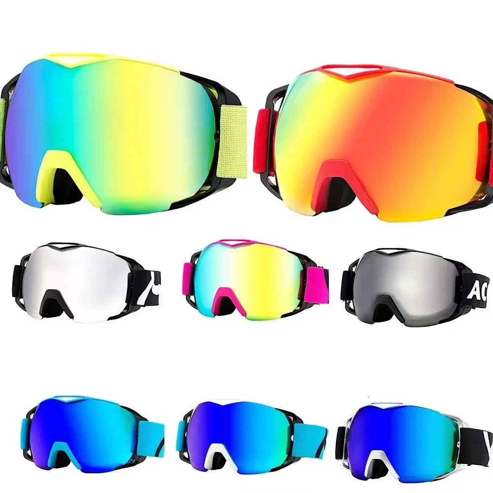 Outdoor Eyewear 1pcs Winter Windproof Skiing Double Coating Glasses Goggles Sports Dustproof Moto Cycling Anti fog Mountaineering 230925