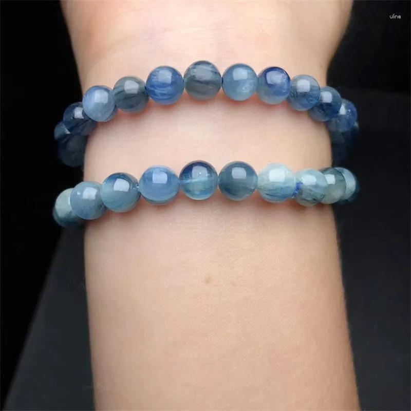 Link Bracelets Natural Kyanite Bracelet String Charms Strand High Quality Women Men Exquisite Jewelry Gift Healing Crystal Energy 1pcs