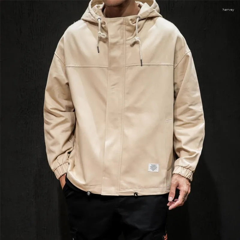 Herren Jacken Tooling Mantel Herbst Winter Militär Koreanischer Trend Vielseitig Mit Kapuze Übergroße Frühling Herrenbekleidung Hiphop College Casual