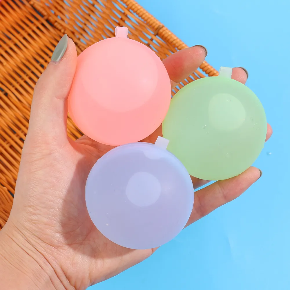 60 Bolas De Agua Reutilizables De Esponja En 6 Colores, Juguetes De Playa Y Piscina Para Niños Y Adultos