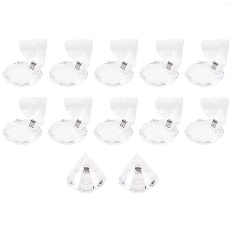 Cadeau cadeau 12pcs boîte de bonbons transparent sucre bonbons chocolat snack stockage pour anniversaire de mariage fête de douche nuptiale