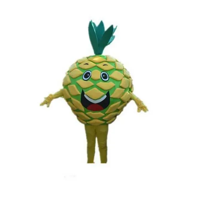 Costume de mascotte Ananas, déguisement de fruits jaunes, taille adulte, vente d'usine, 2024