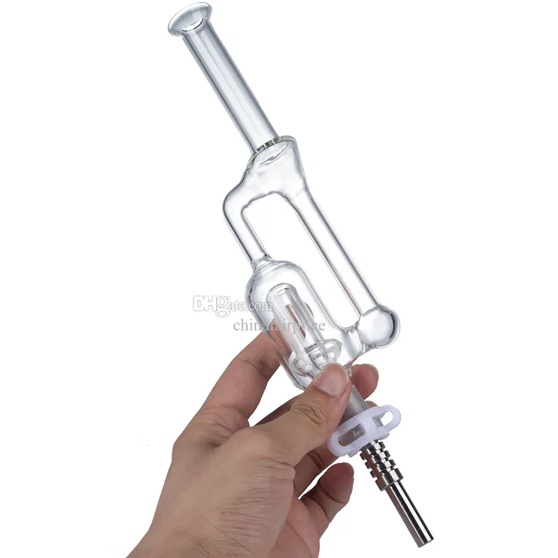 Chinafairprice CSYC GB007 Rauchpfeifen Ständer Basis Wachs Dab Rig Glas Wasserpfeife 14 mm Quarz Keramik Nagel Bohrinseln Aschefänger Recycling Bong