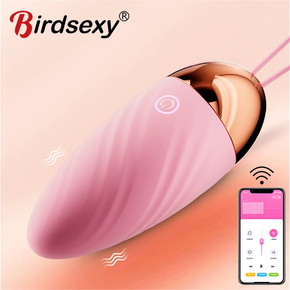 Vibratori App Bluetooth Mini vibratore a proiettile per donne Stimolatore del clitoride Mutandine remote senza fili Vibrante Uovo d'amore Giocattolo del sesso femminile Adulti 230925