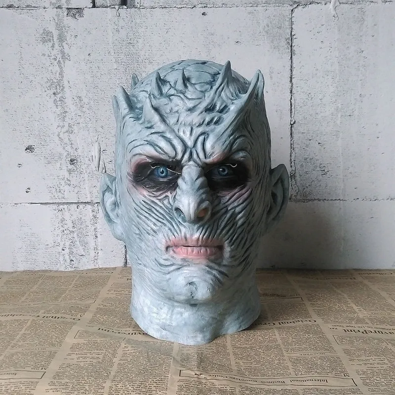 Party Masks cosplay the ghost night king's headgear Halloween horror haunted house props latex mask 230923