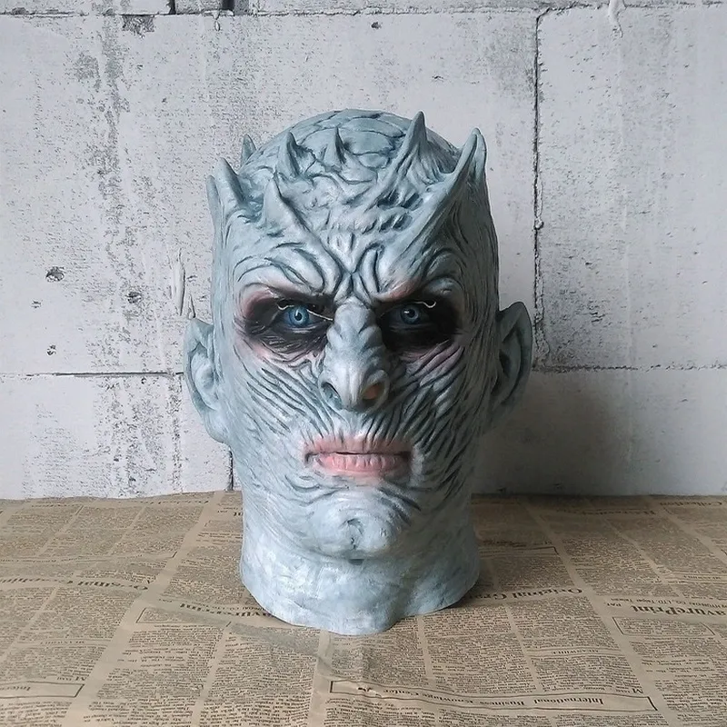 Party Masks Cosplay The Ghost Night King's Headgear Halloween Horror Haunted House Props Latex Mask 230923