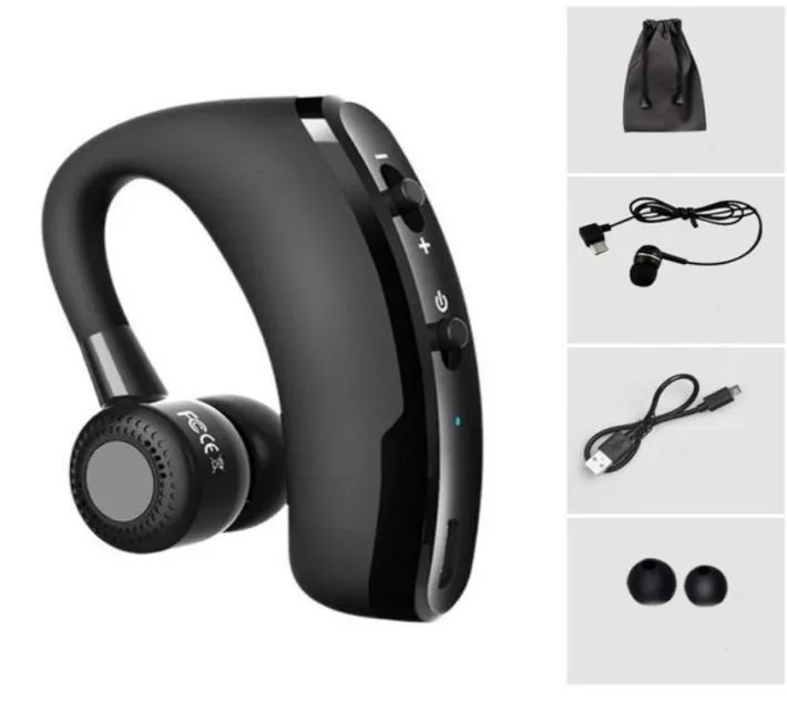 Trådlös röststyrning Musik Sport Bluetooth Hands Earphone Bluetooth Headset Hörlurar Brusavbrott för telefoner 2700507