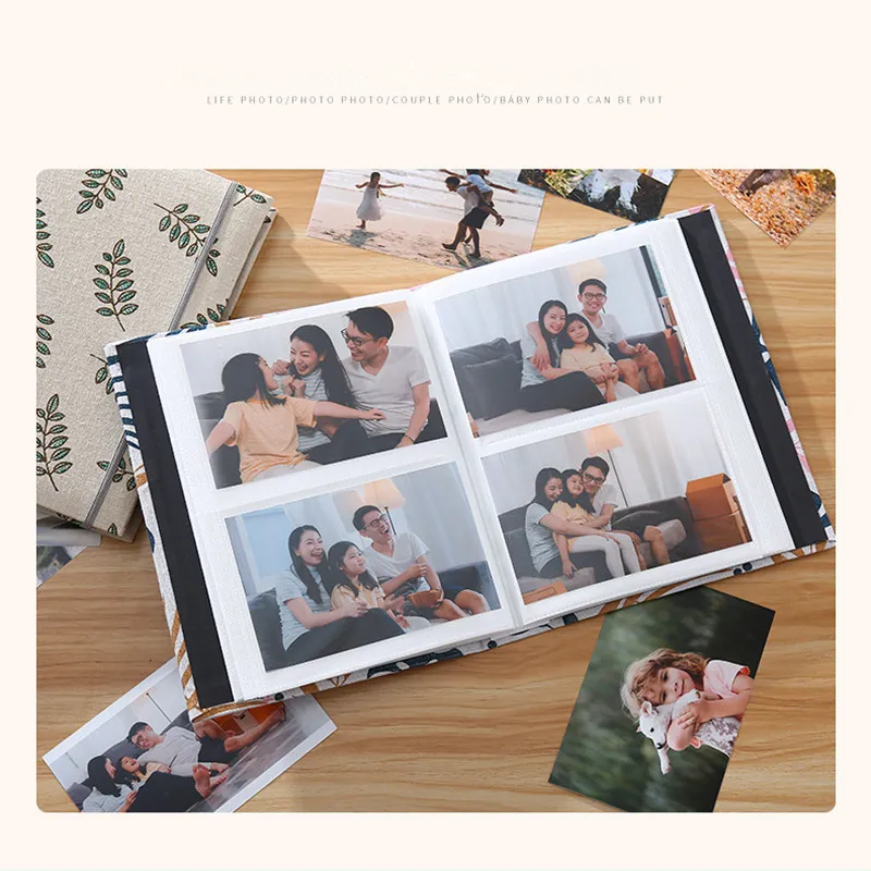 その他の家の装飾200/100ポケット4x6 POSアルバム10x15 Pocard Holder Baby Memories Instax Mini Film Kpop Collect Book Korea Family Ceepsakes 230925