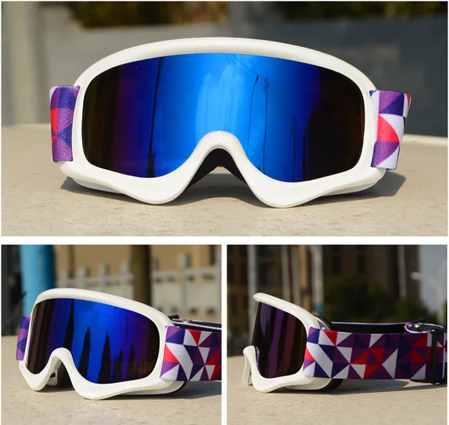 Lunettes De Sécurité Anti-buée - Lot De 3, Cadres Bleus, Protection UV, Lentilles PC épaisses - Enfants/adultes