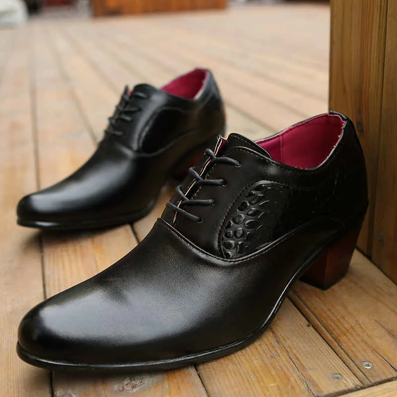 High heels formal shoes for on sale mens