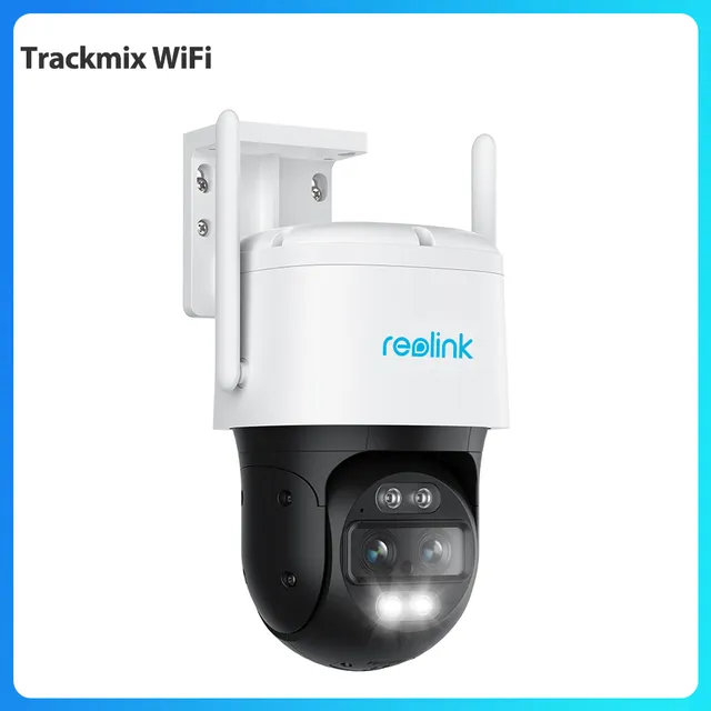 REOLINK Cámara 4K PTZ para exteriores, vigilancia de seguridad IP PoE,  seguimiento automático de zoom óptico 5X, focos de visión nocturna a color