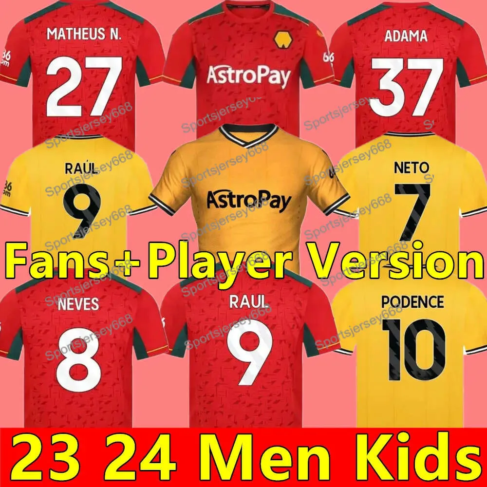 23 24 Maillots de football à domicile Raul Semedo Neto Neves Trincao J Otto Podence Gibbs Hee Chan 2023 2024 Malheurs Chemises de football Hommes Kit enfants