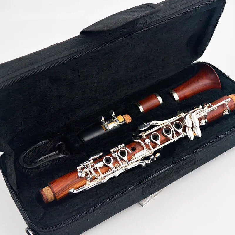 Conjunto High-End Eb Mogno Clarinete Clarinete Dois Modelos