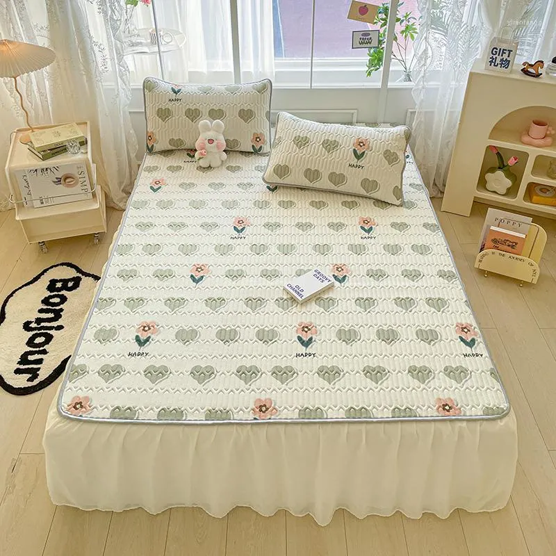 Bedrok Cool Mat Set 2023 Zijde Latex Huishoudtextiel Liefdesbloem