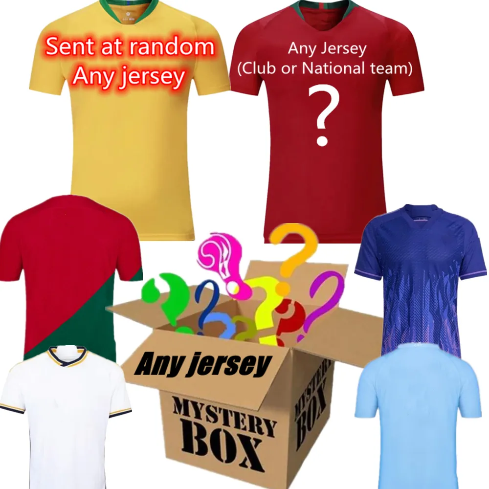 Mystery Box-Fußballtrikot, jedes Club-Nationalteam, Top-Fußballtrikots in thailändischer Qualität, zufällig gesendet, Retro-Trikot, günstiges Kit