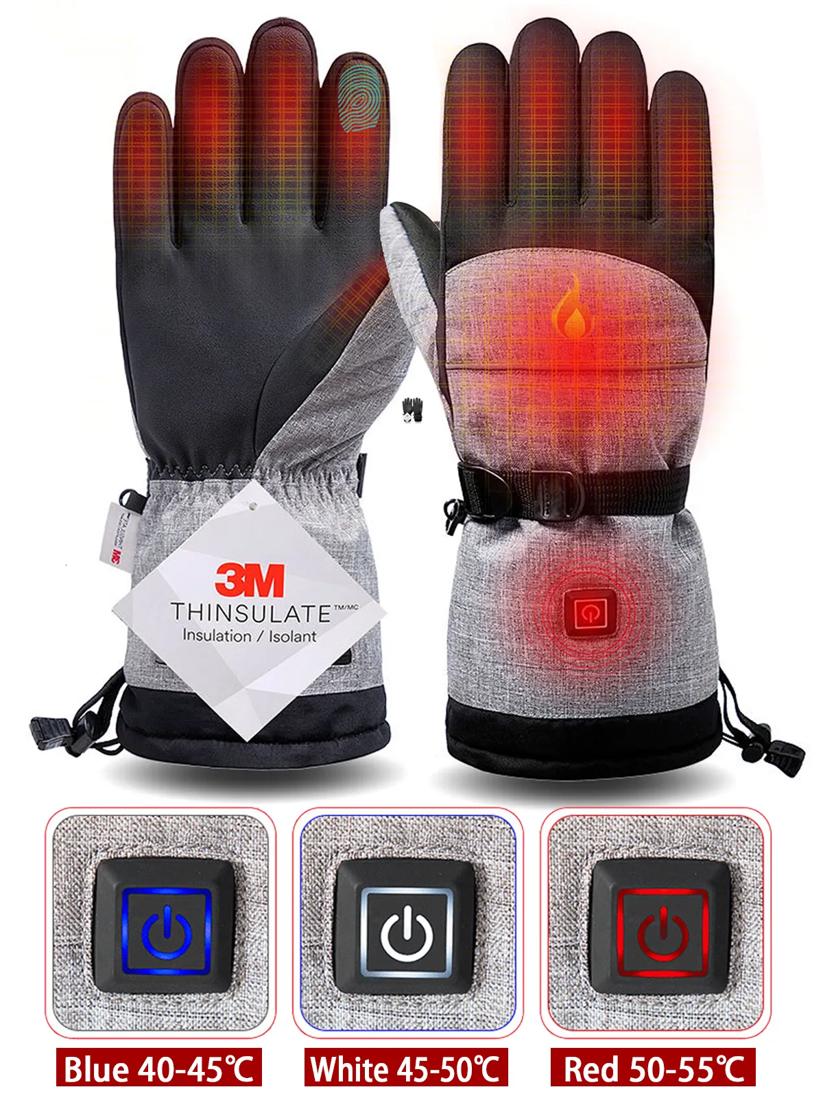 Guanti Invernali Bici Donna Guanti Termici Invernali Touchscreen - Antivento E Impermeabili Per Moto, Sci, Ciclismo Guanti Mtb Invernali Uomo - Foto 9