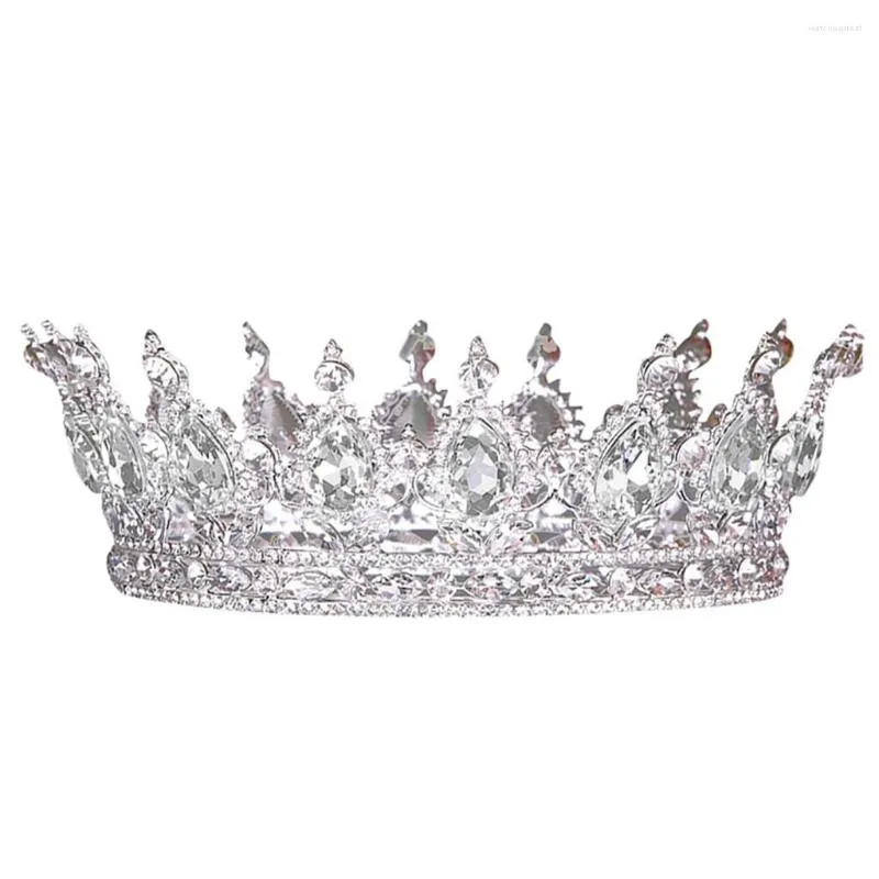 Pinces à cheveux Mariage mariée princesse bandeau strass cristal couronne chapeaux accessoires Para El Cabello Mujer Bijoux De Tete Mariage 2023