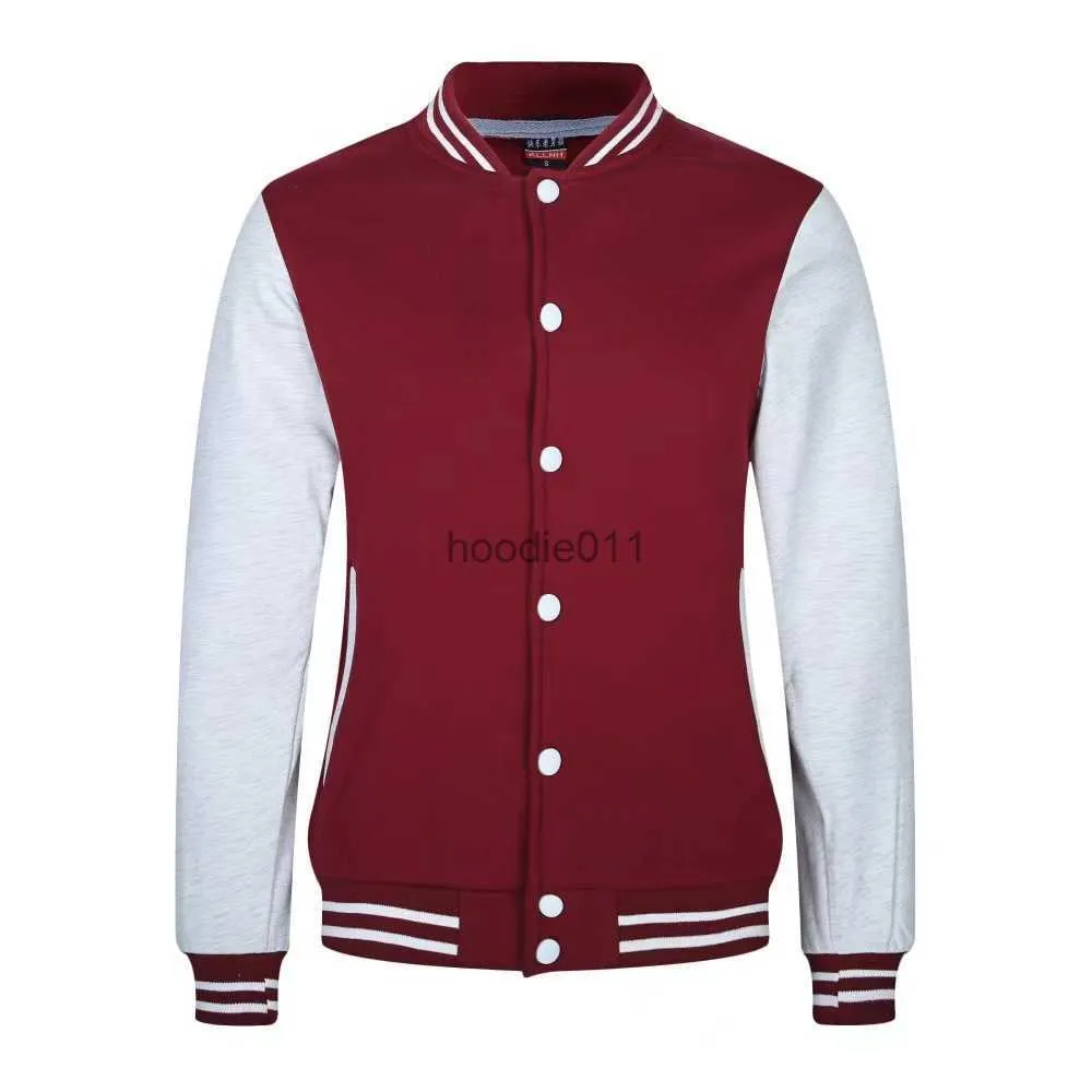 Giacche da uomo Campus Varsity Giacche Autunno Qualità Patchwork Bottone Cappotto sportivo Giacca da baseball da uomo Personalizzata L230925