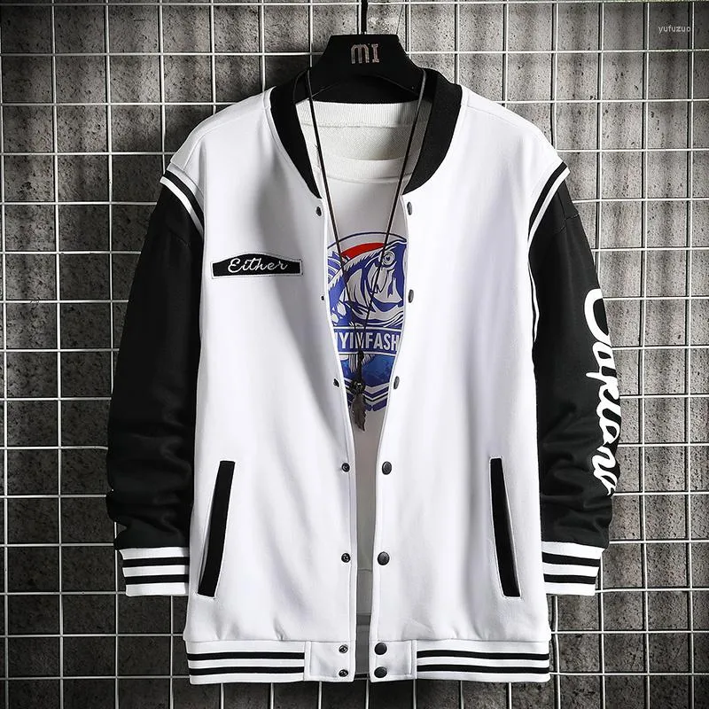 Men's Jackets Autumn Winter 2024 Cardigan O-neck Casual Coat Men Baseball Jacket Sports Male High Quality Size M-4XL Drop