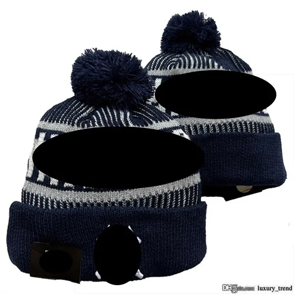New York''yanke'''Bobble Hats Baseball Ball Caps 2023-24 Projektant mody Bucket Hat Chunky Knit Faux PO Beanie Hat Christmas Hat