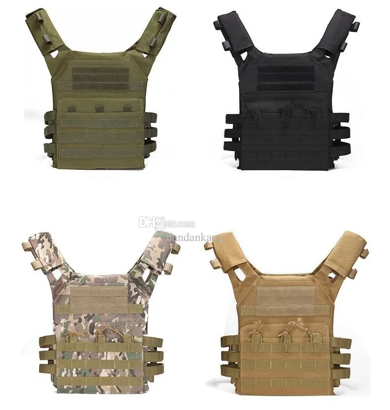 Hoogwaardig tactisch vest Snel gevechtsjachtvest Molle Chest Rig Beschermende plaatdrager Outdoor klimmen Jacht verstelbare gevechtsuitrustingvesten