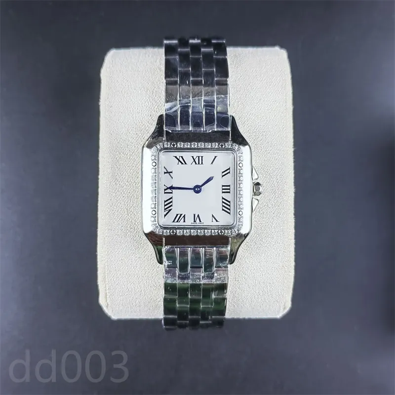 Luxury Watch for Men Womens Square Watches High Quality Quartz Movement Orologio Full rostfritt stål Designer armbandsur Sapphire Glass SB002