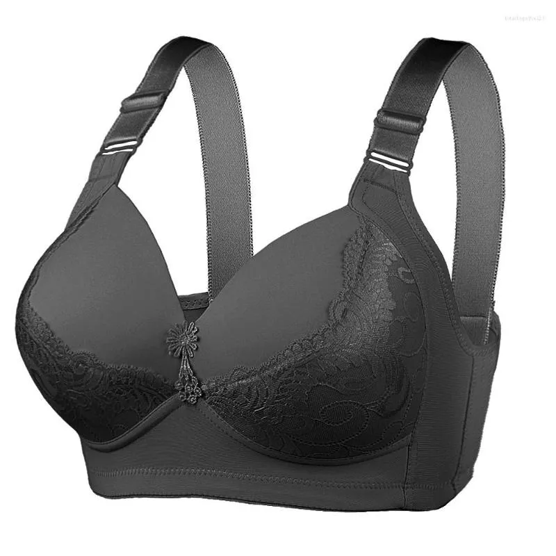 Bras Wide Strap Large Size For Womens Push Up Gather Brassiere