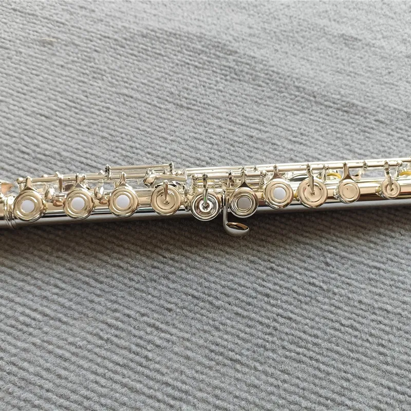 665 kwaliteit verzilverd 17-sleutel fluit open gat elektromechanisch instrument