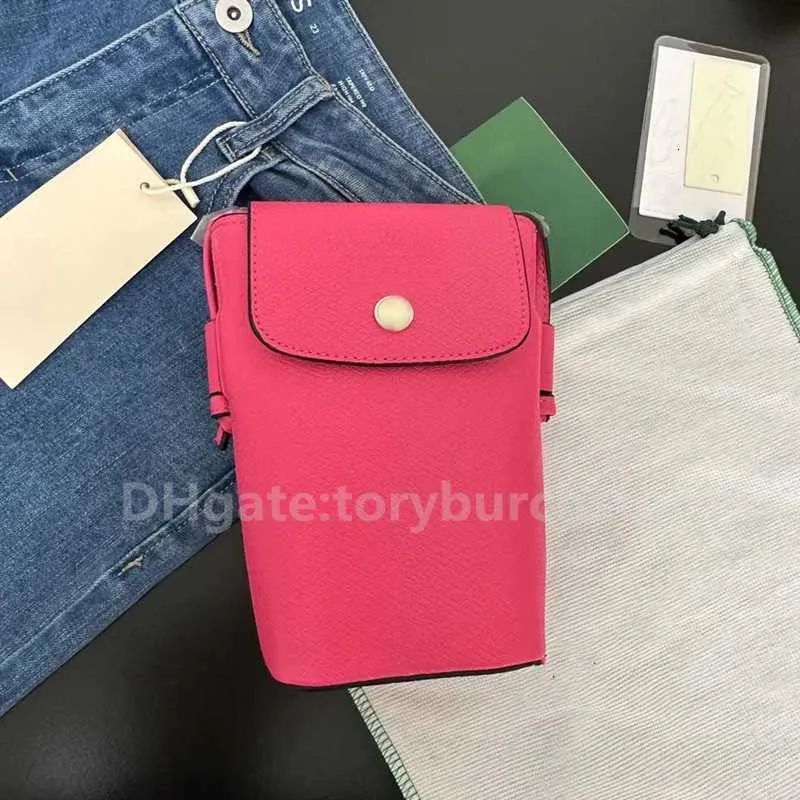2024 Wallte Mini Spring/summer Korean Version Fashion Simple and Advanced Texture Versatile Bright Fluorescent Crossbody Phone Bag Women Bags