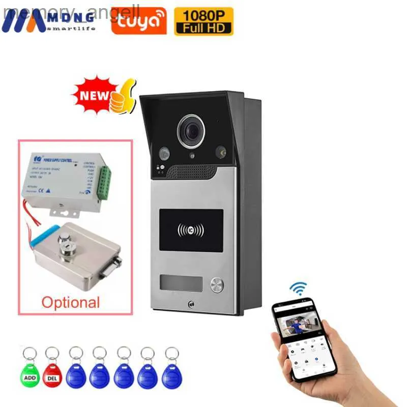 Interphone talkie-walkie WIFI Tuya interphone vidéo intelligent sonnette caméra extérieure téléphone de porte sans fil système d'interphone POE pour maison appartement HKD230925