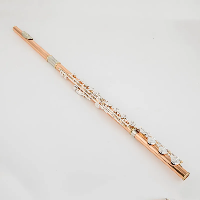 PF-8950ES FLUTE FOSHOR BRONZE 17 KLUCZ FLUTE Otwarty otwór na instrument fletu fletu 00