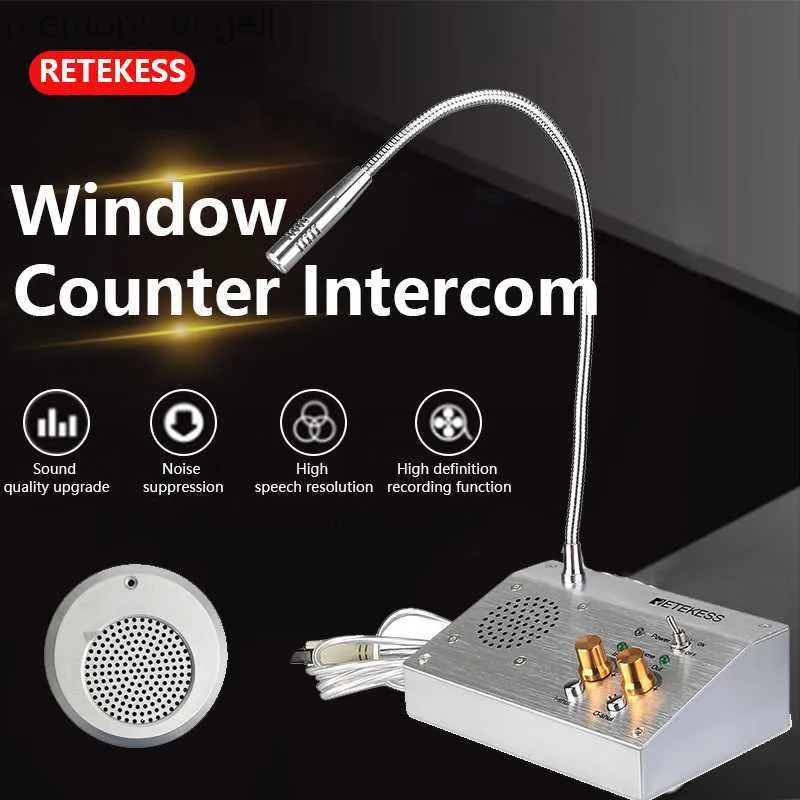 RETEKESS TW103 Dual Way Window Intercom System: 2W Voice Interphone For ...