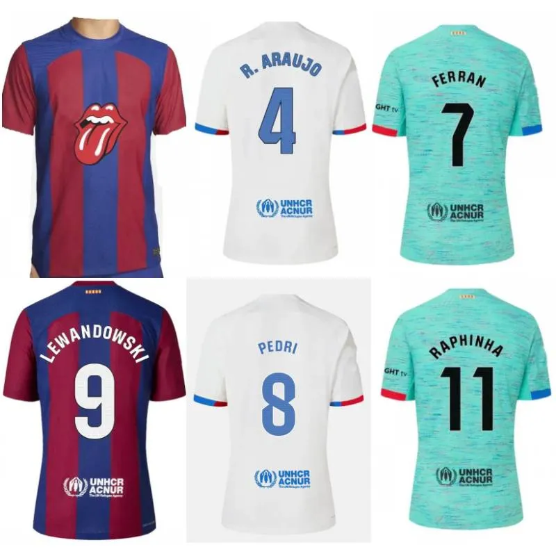 Barcelona Kids Soccer Jersey 2023/24, Customizable, Breathable Fabric