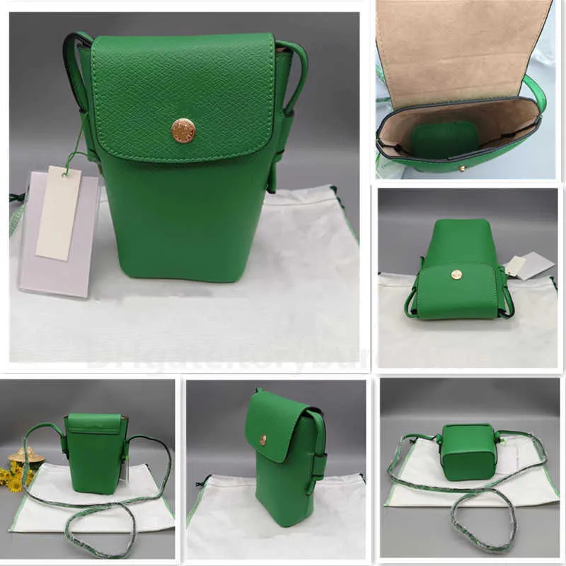 2024 Högkvalitativ crossbody designers väskor mode trend mobil äkta läderväska avslappnad mångsidig kortstil purses designer kvinna handväska