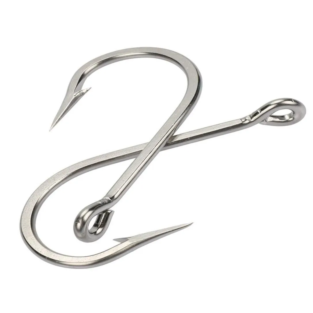 Fishing Hooks 50Pcs Saltwater Large Nt Shark And Alligator Extra Strong 420 Stainless Steel Hook7133505 Drop Delivery Sports Outdoors Dheol