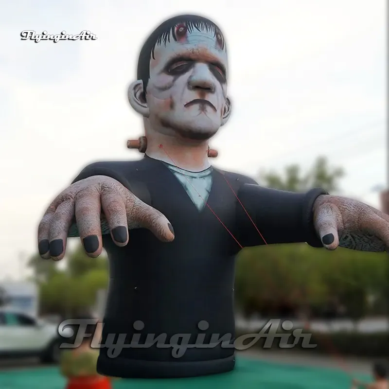 Globo inflable gigante de la figura de Frankenstein del monstruo de Halloween de 6m para la decoración del escenario del Carnaval