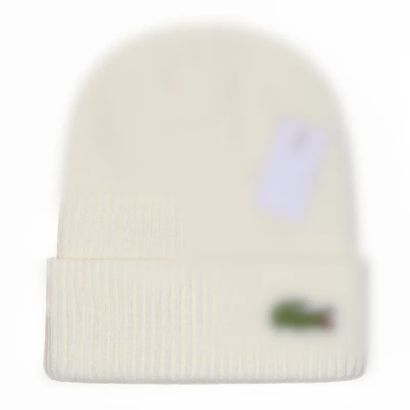 Designer Beanie Bonnet tricoté de luxe ins populaire hiver unisexe cachemire crocodile décontracté bonnet extérieur bonnets tricotés 18 couleurs L11
