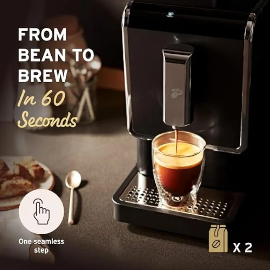 自動エスプレッソコーヒーマシン - ビルトイングラインダー、コーヒーポッドは必要ありません -  X2 17.6オンスの袋が付属しています