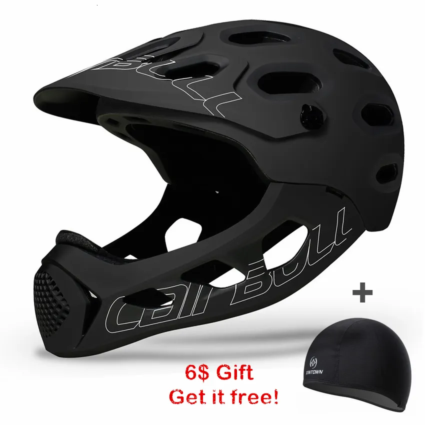 Fahrradhelme Ultraleichter Mountainbike-Helm Down Hill Full Face Bike Inte Molded Trail BMX Cairbull MTB TT 230925