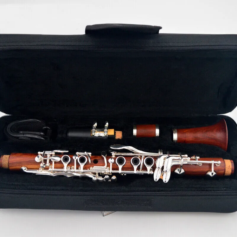 Zestaw wysokiej klasy EB mahoniowy klarnetowy klarnet dwa modele