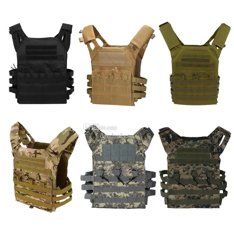 Gilet tattico di alta qualità Gilet da caccia da combattimento rapido Molle Chest Rig Porta piastra protettiva Gilet da combattimento regolabile da caccia arrampicata all'aperto