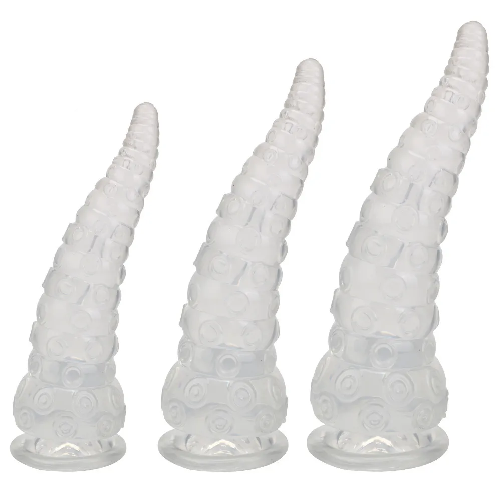 Anale speelgoed SML Octopus Tentakel Butt Dilatator Plug Seks voor vrouwen Mannen Anus Expander Volwassen product Dierlijke dildo's Grote erotische spellen 230925