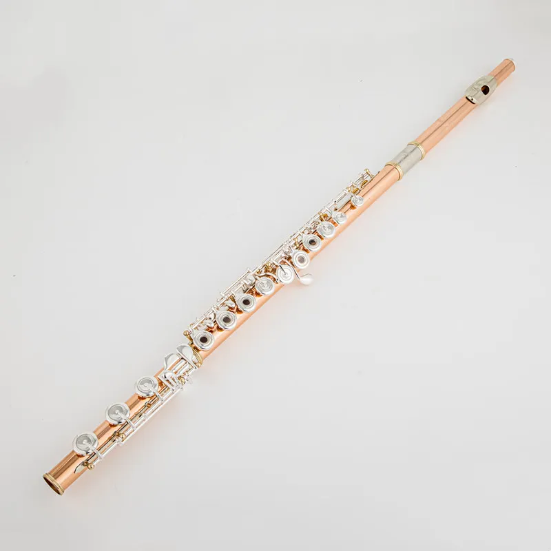 PF-8950ES Флейта Фосфорная бронза 17 Ключевая флейта Инструмент для флейты с открытым отверстием 00