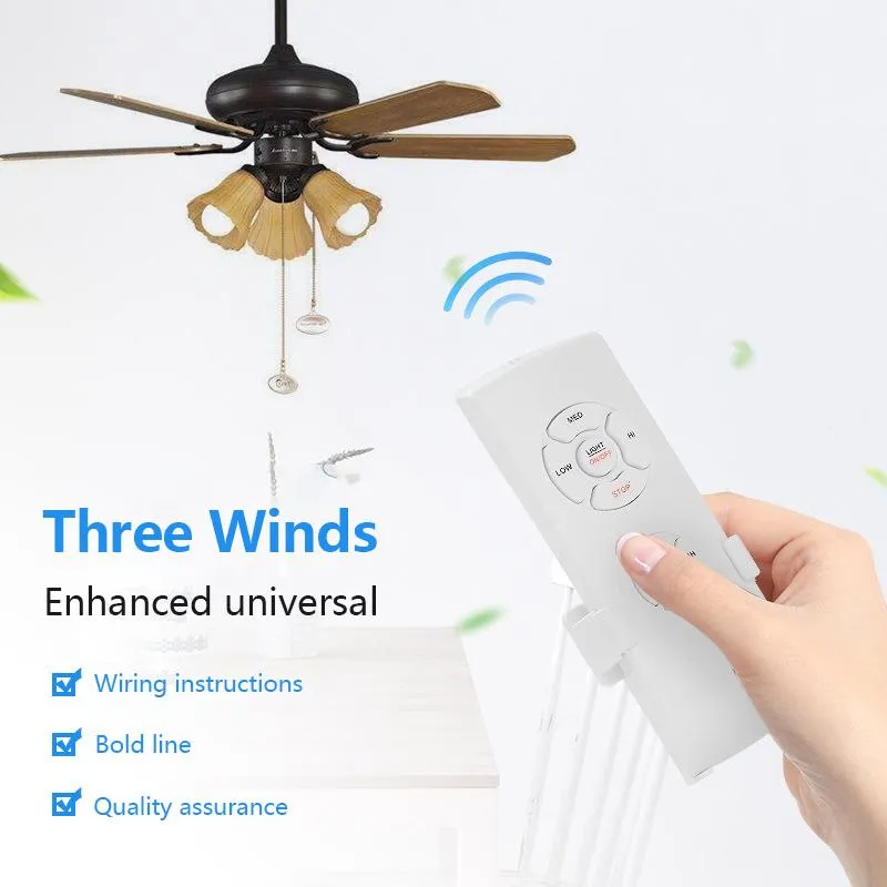 110V 220V Fan Lamp Controllers Switch Smart Ceiling Fan Light App Control Receiver Remote 30 Meter Distance