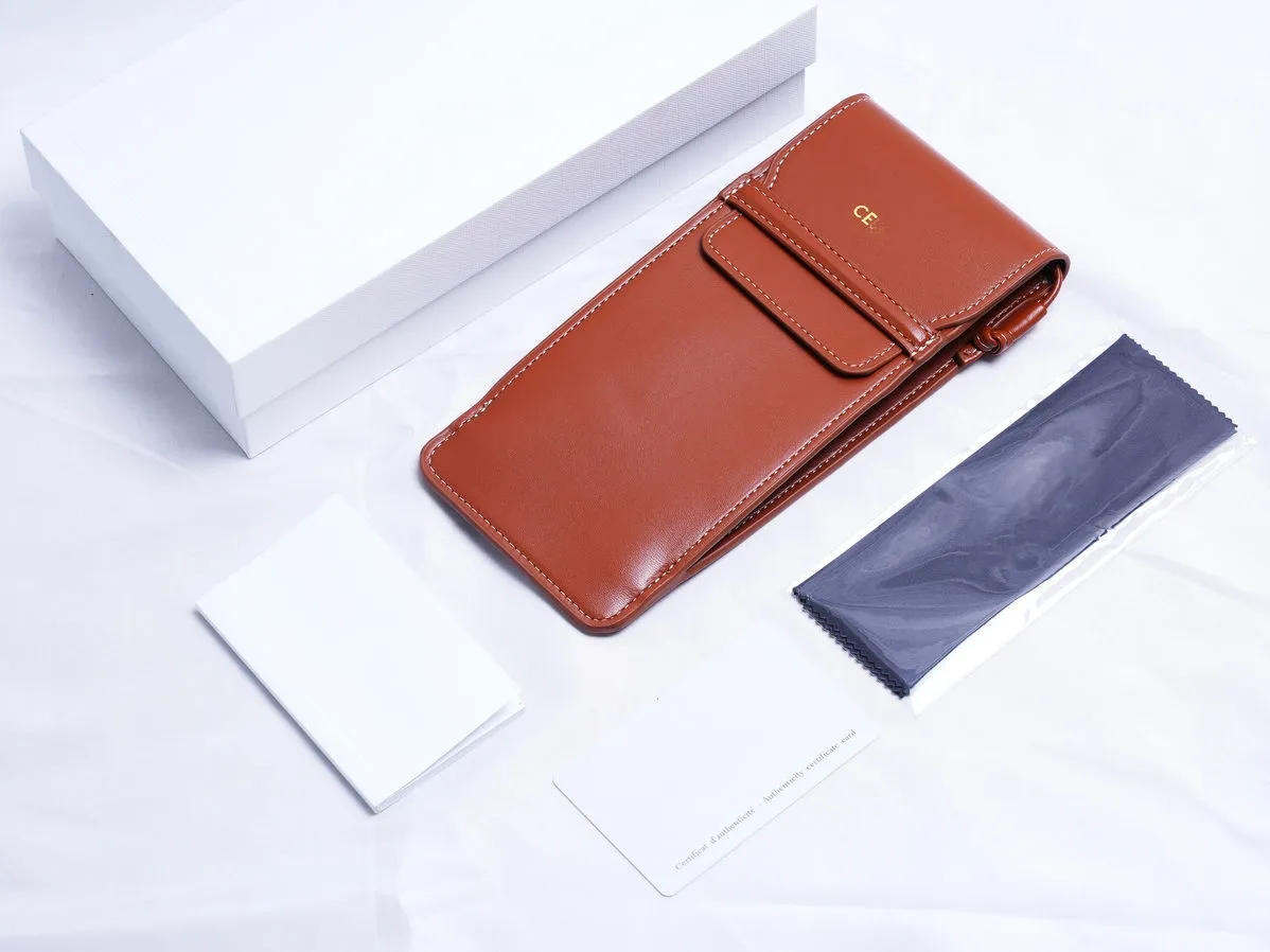 Designertassen Dames Portemonnees CE Letter Lange Portefeuilles Designer Opbergportemonnees Brillenkoker Merk Designer Heren Zonnebrillen Box Case Schoudertassen Bakken Zak