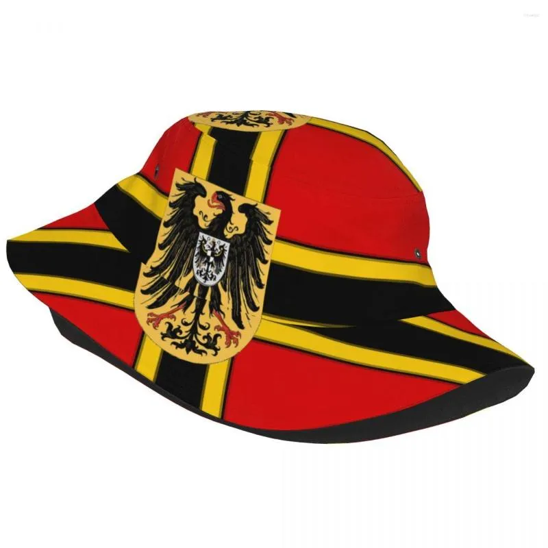 Berets German Flag Bucket Hat For Unisex Beach Germany Sun Street