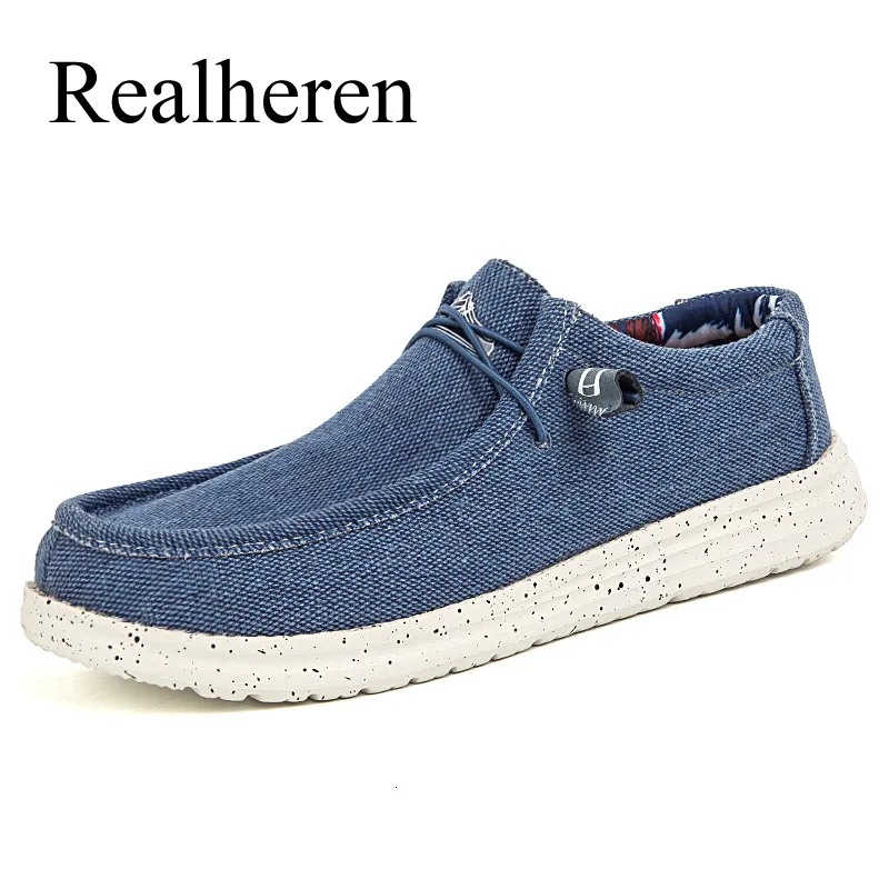 Blue canvas boat shoes sale